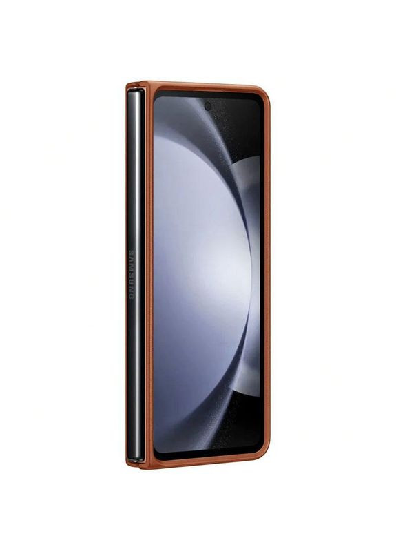 Чохол на Samsung Galaxy Z Fold5 / для самсунг галаксі зет фолд 5 штучна шкіра Brown Epik (361066165)