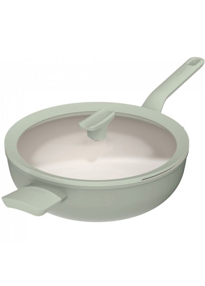 Сковорода-вок с крышкой Leo Balance Sage 32 см 3950686 BergHoff (350879399)