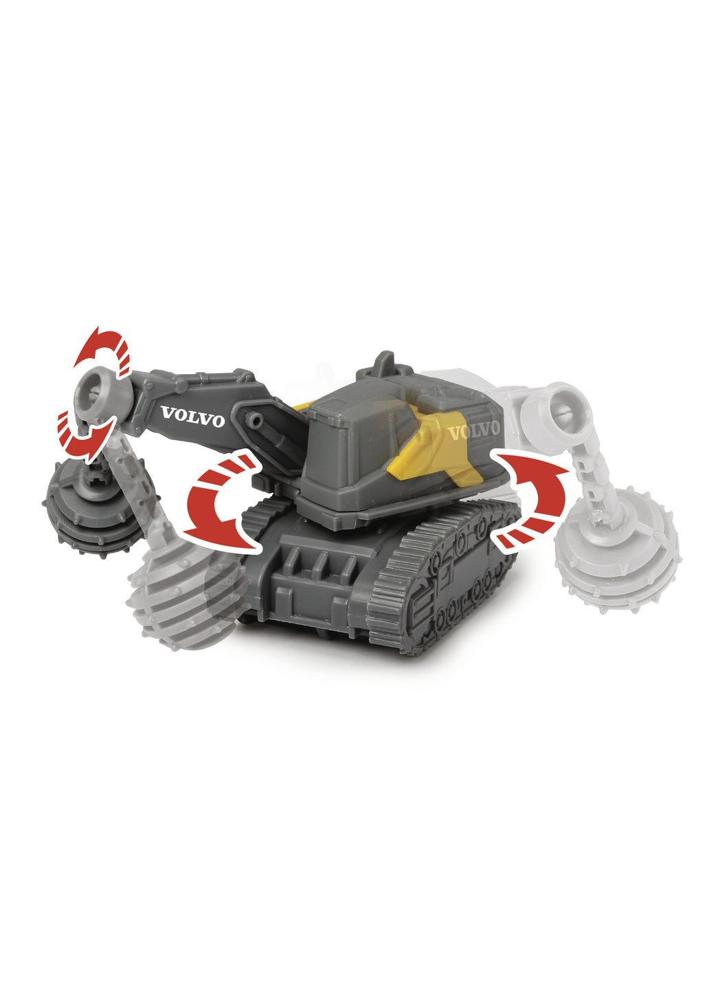 Ігровий набір Вольво Мікроробітники, 5 машин () Dickie toys 3722008 (361658914)