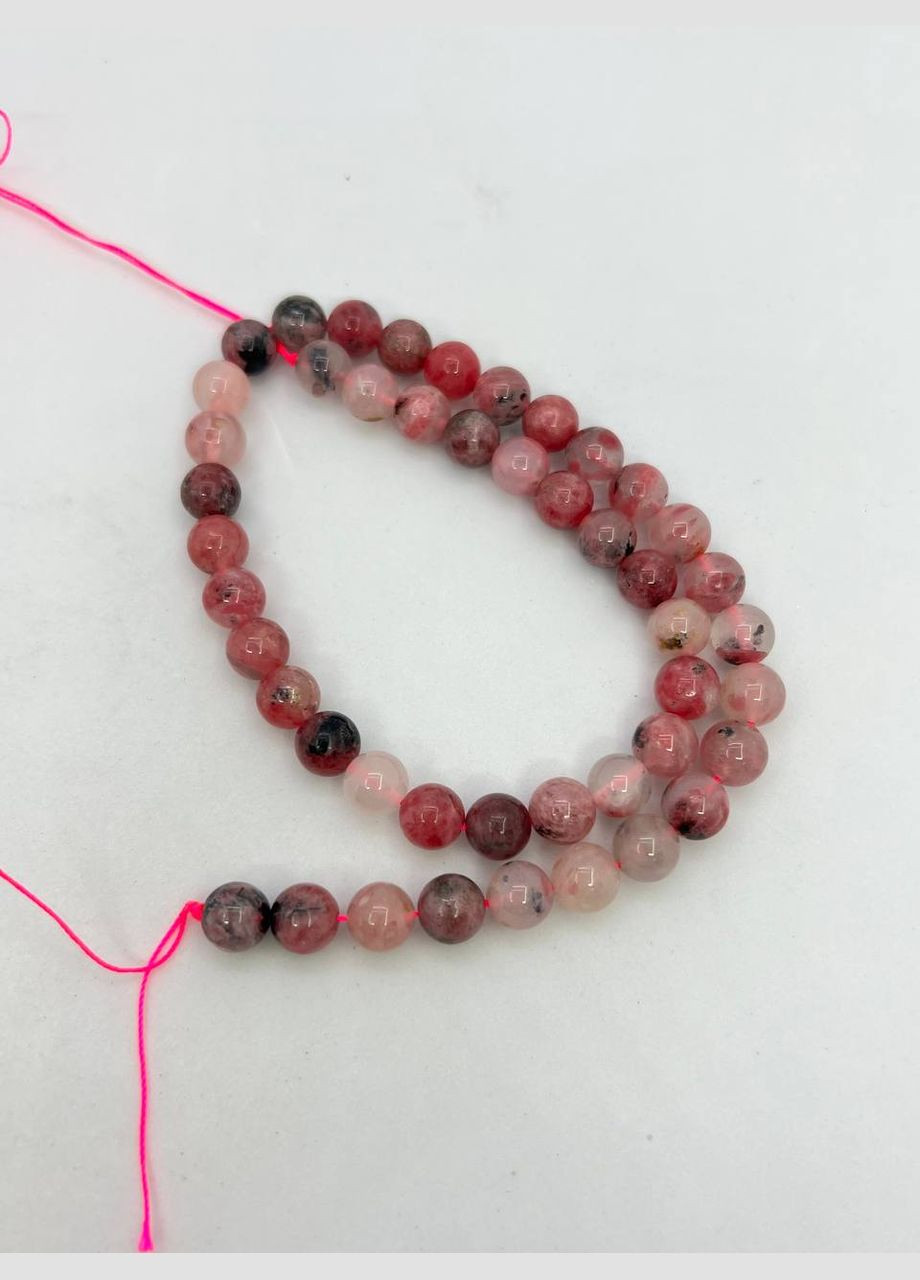 Родохрозит на нитке без замка 8 мм 40 см No Brand (321963935)