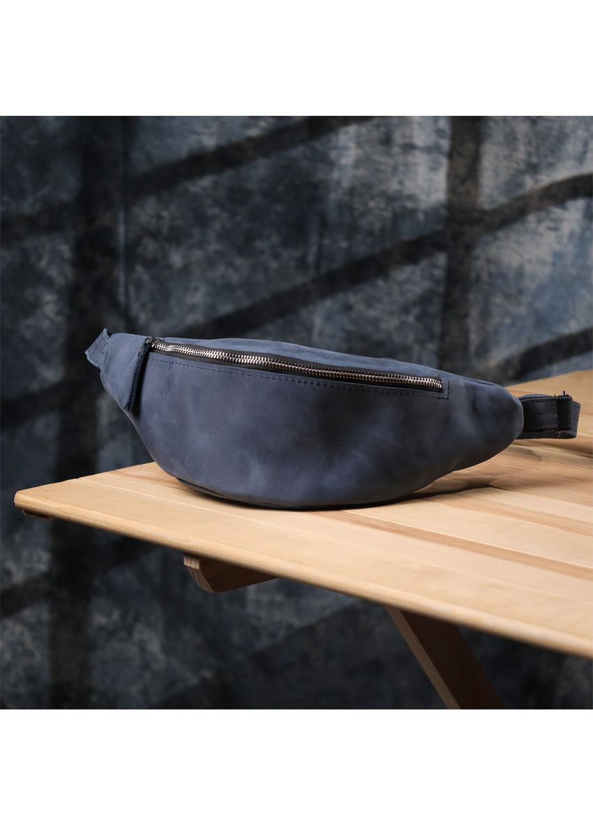 Чоловіча бананка відмінної якості з натуральної шкіри вінтажної 23141 Shvigel (366880603)