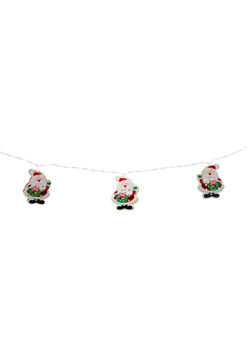 Гірлянда світлодіодна "Санта Клаус", 1,65 м, 10 LED теплий білий Chomik (329407322)