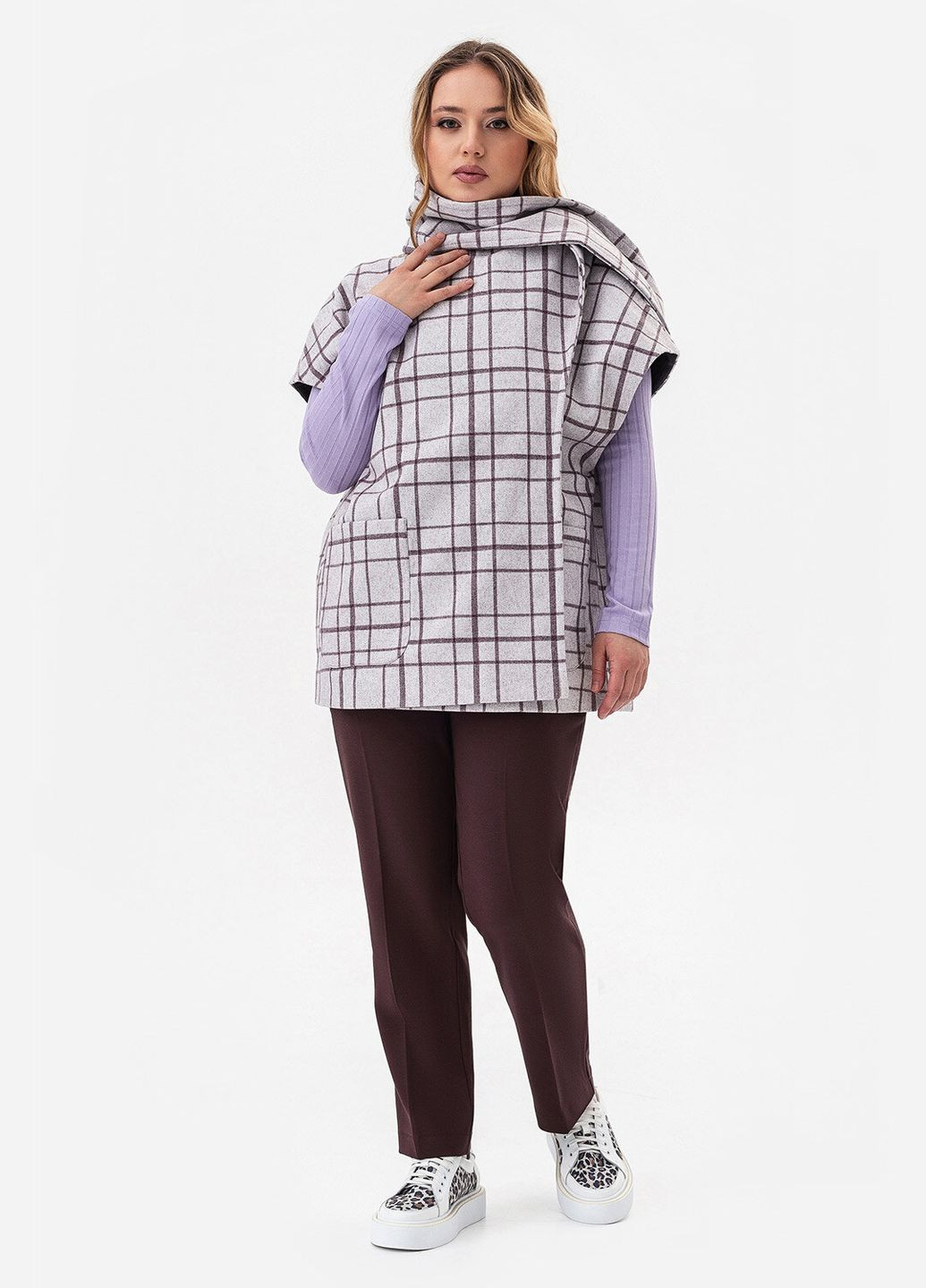 Лонгслів TUDAL бузковий Garne (321796538)