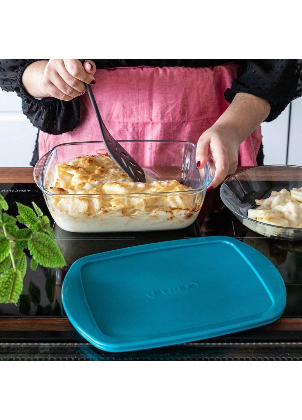 Форма с/у форма из крыш. прямоуголь. 40х27х7см (4.9л) (240P002/7644) Pyrex (365277196)