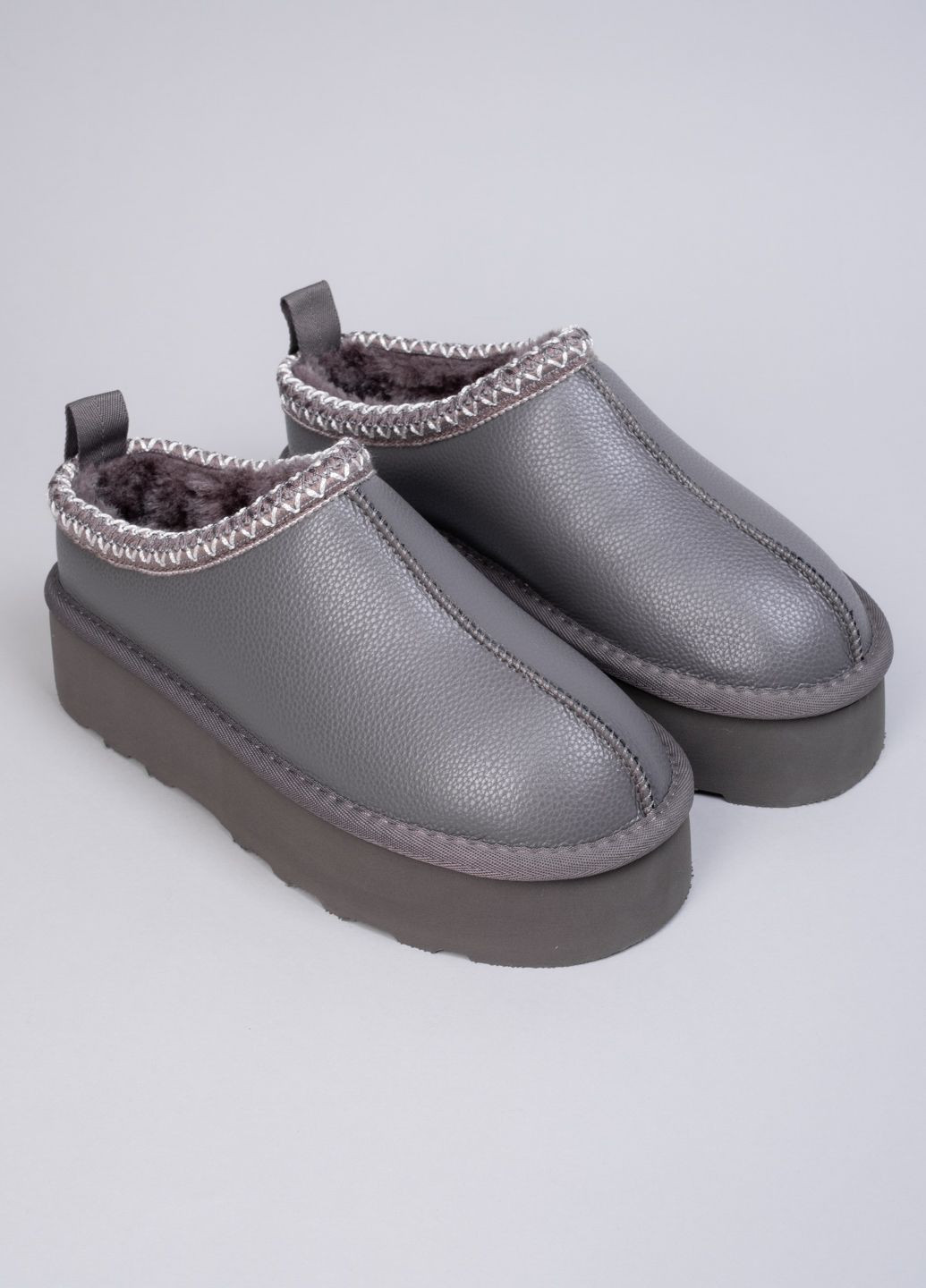Угги женские 5852-1 серые 344459 Power (303397124)