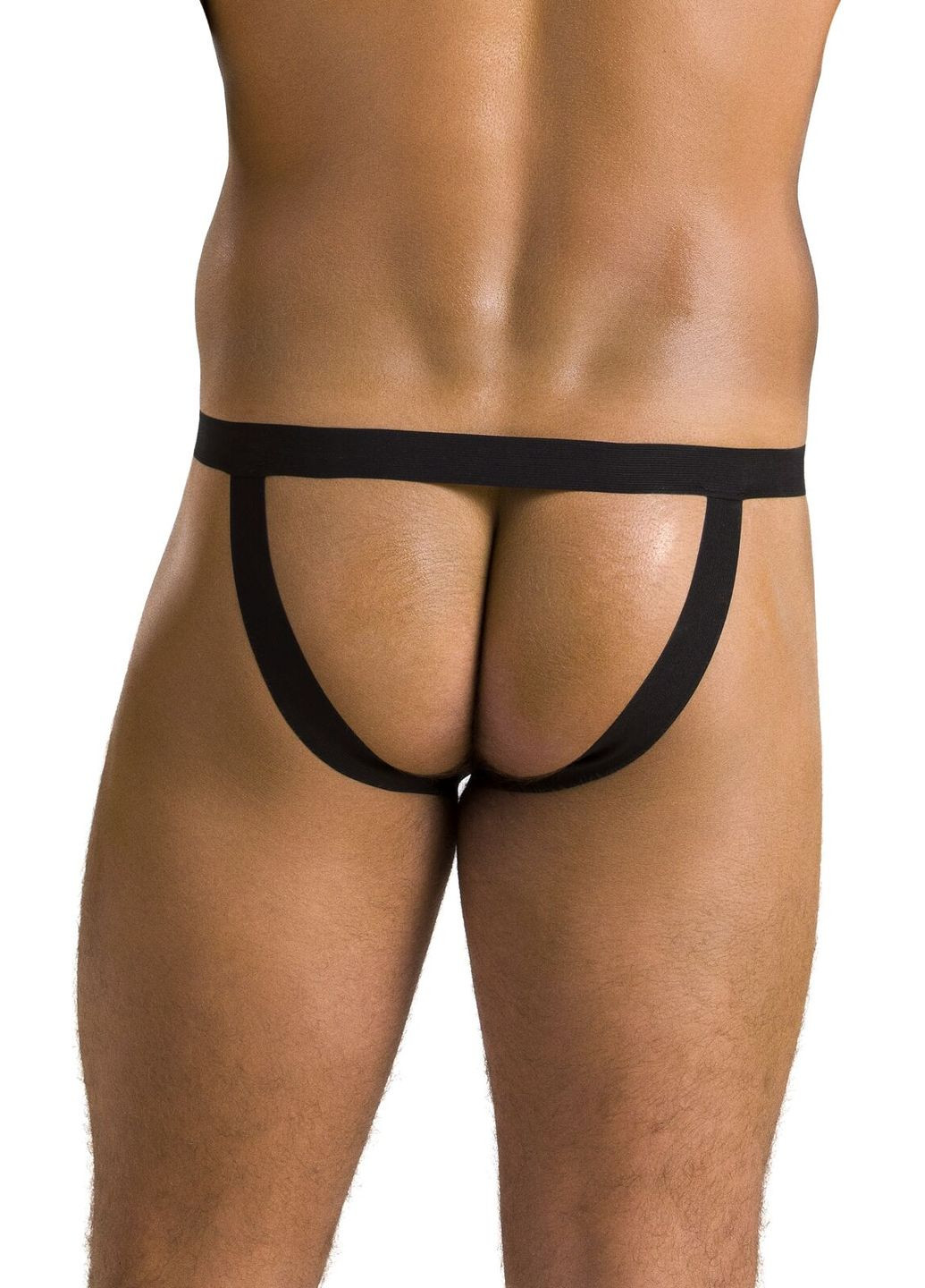 Чоловічі сліпи на шнурівці Slip Ben, чорні, екошкіра, люверси Passion (297587904)