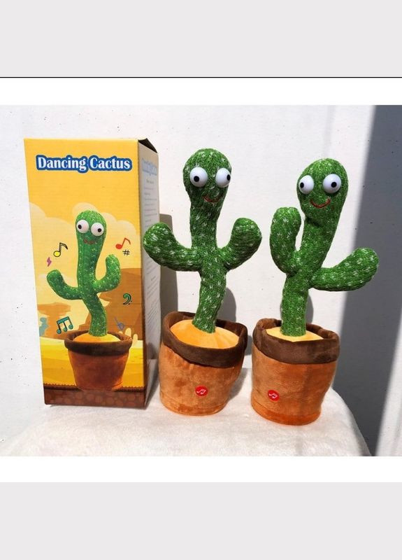 Танцующий кактус – говорящая музыкальная плюшевая игрушка. No Brand (317274439)