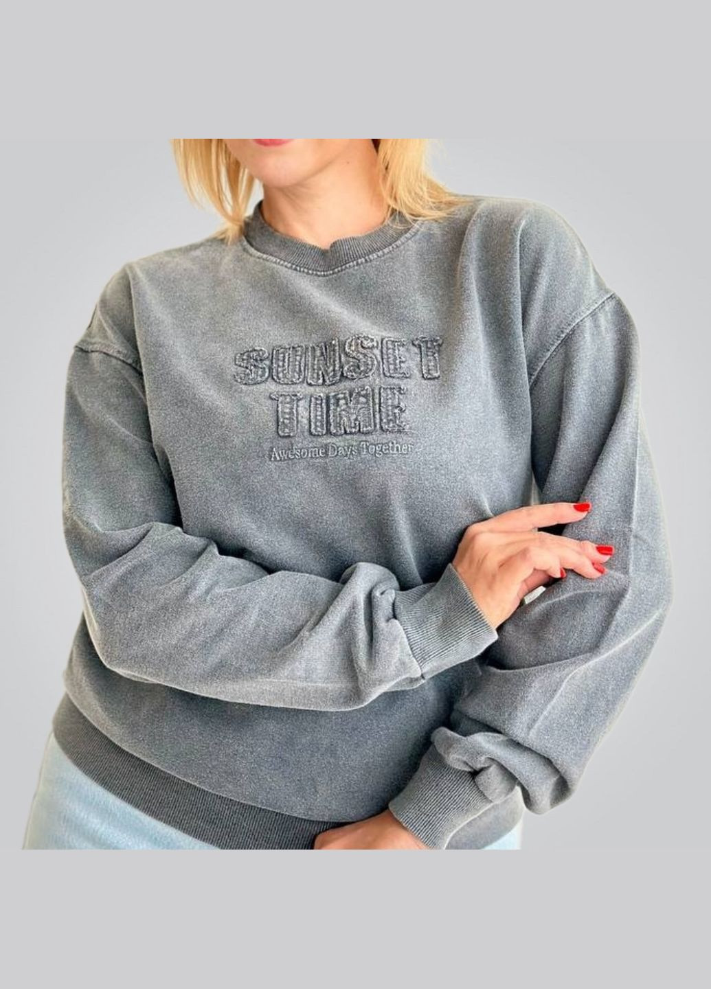 Сірий світшот (305209464)