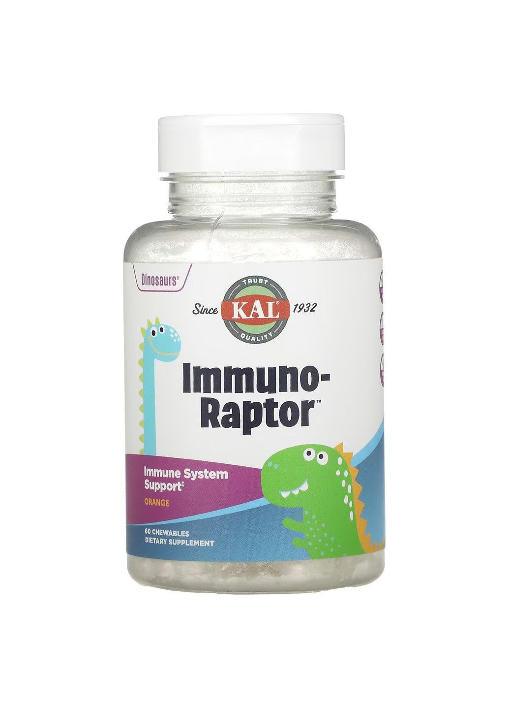 Комплекс для Підтримки Імунітету Дітей Immuno-Raptor - 60 жувалньих таб KAL (293516650)