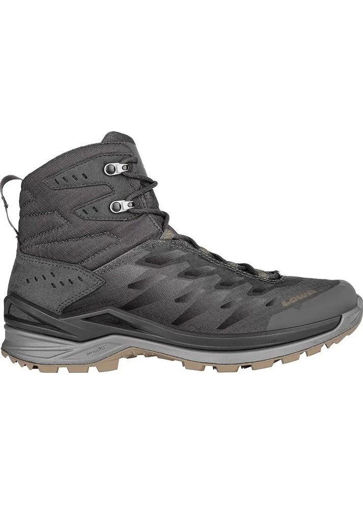 Темно-серые осенние ботинки ferrox gtx mid Lowa