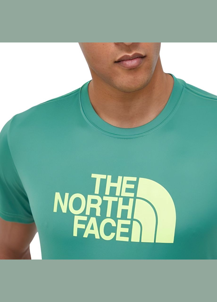 Зеленая футболка The North Face