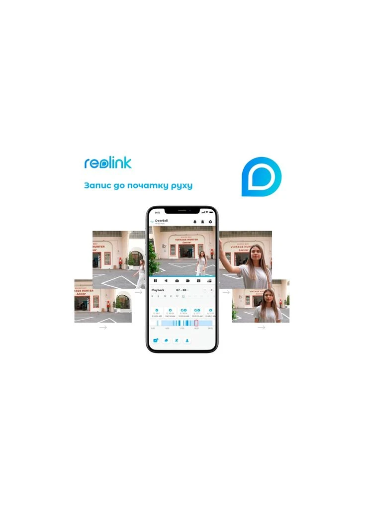 Дверной звонок Video Doorbell WiFi (D340W) Reolink (400415217)