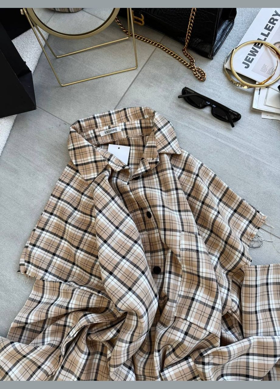 Жіноча картата сорочка No Brand (325417853)