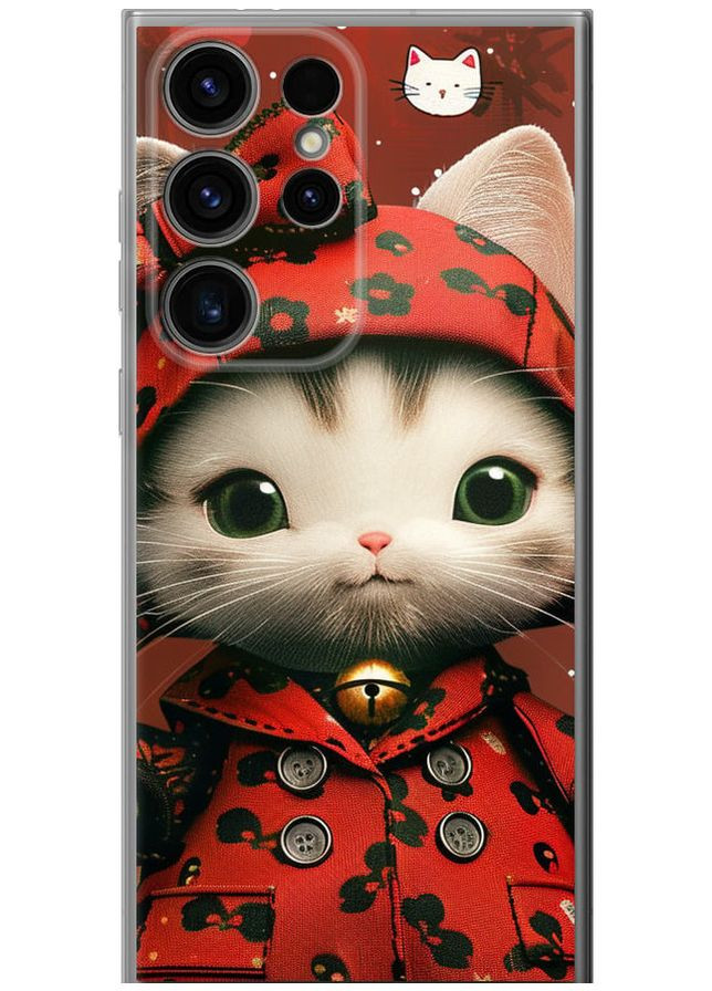 Силіконовий чохол 'Sweet Hello Kitty' для Endorphone Samsung Galaxy S24 Ultra (285702763)