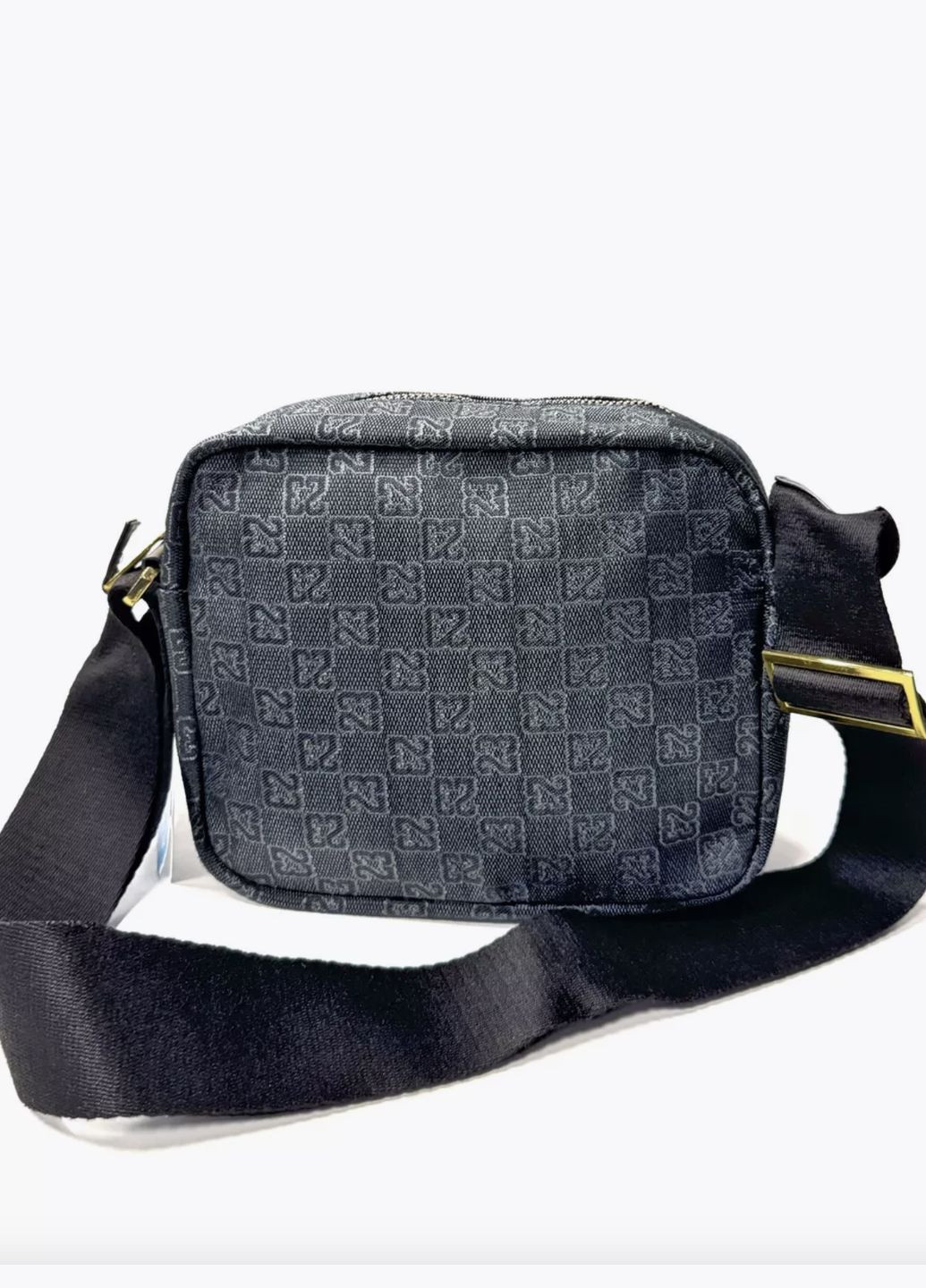 Велика сумка через плече, унісекс, чорного кольору. No Brand Мессенджер (322640229)