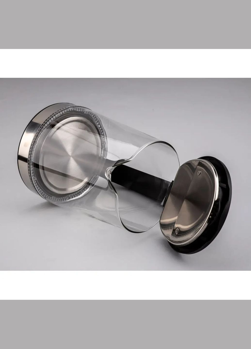 Электрочайник стеклянный (черный) EKG-2313 Grunhelm (348108863)