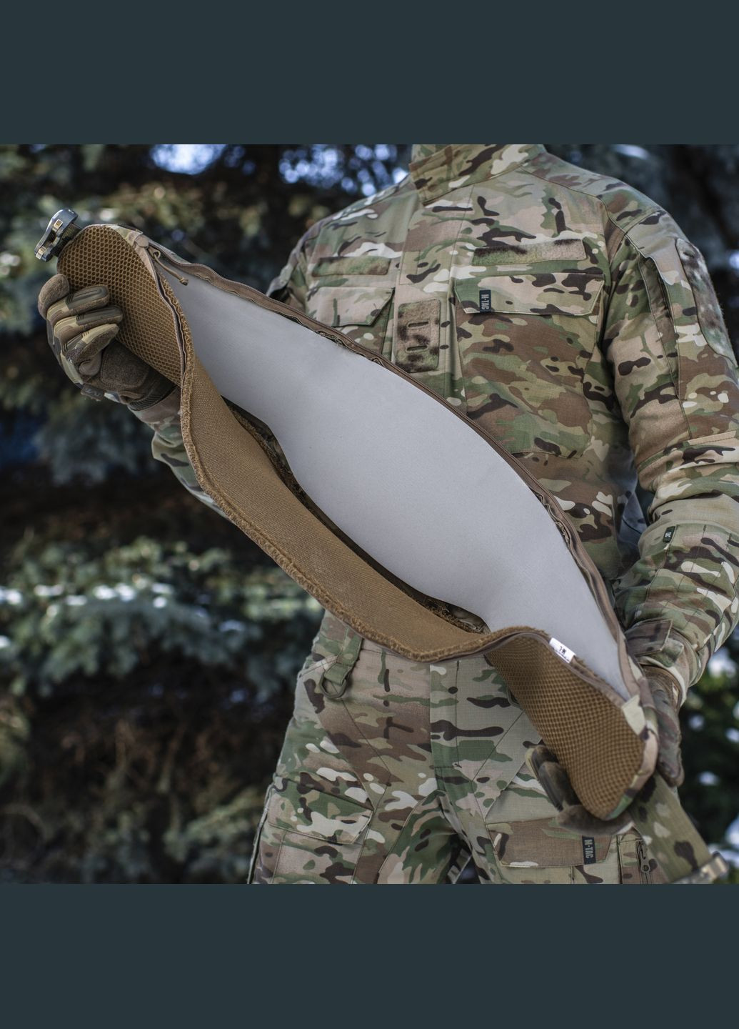 Пояс тактический War Belt ARMOR Tegris D-Ring Cobra Multicam (3XL) M-TAC (303413710)