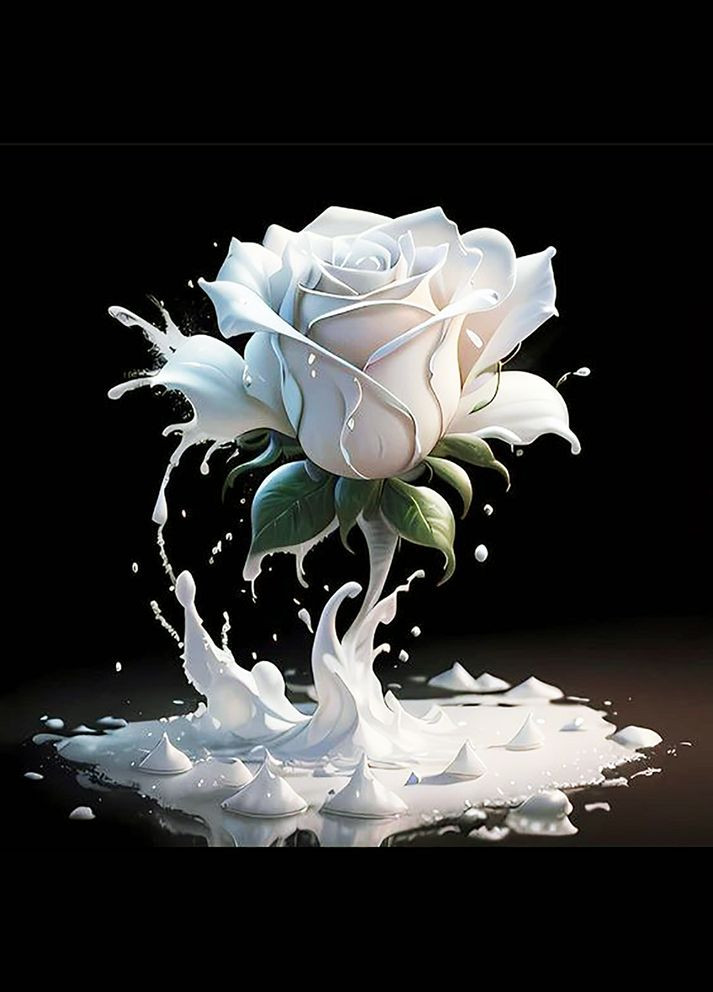 Набір алмазної вишивки "Троянда2" Чарівний діамант (301278936)