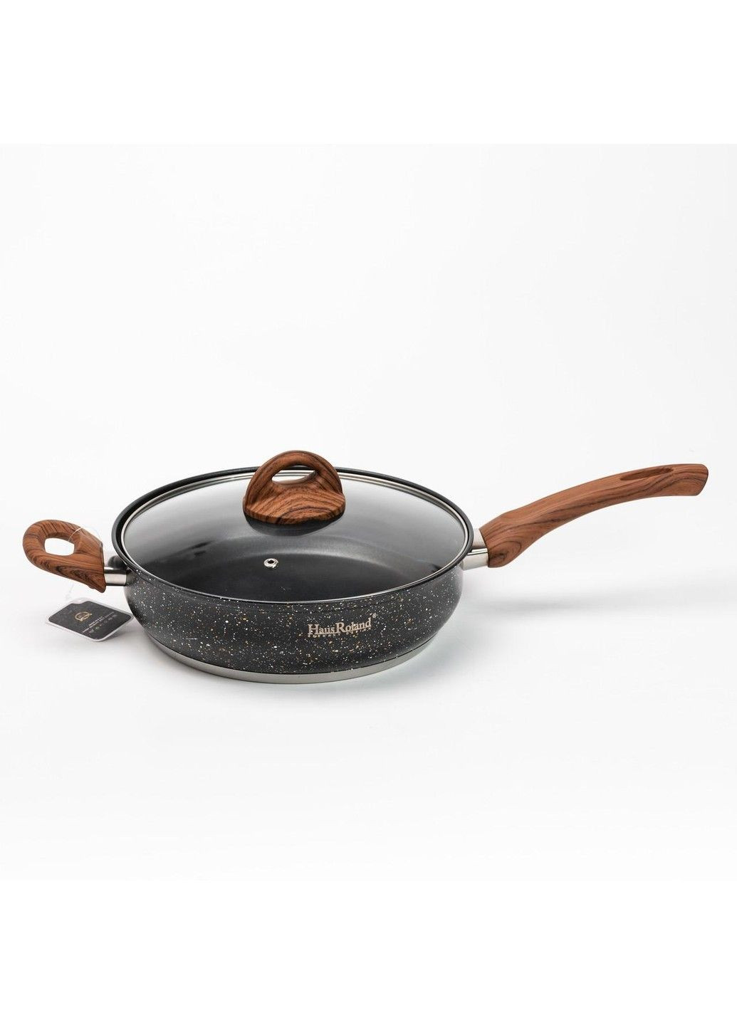 Великий набір кухонного посуду 10 предметів каструлі, сковорода, сотейник, чайник, тертка Haus Roland (340907770)