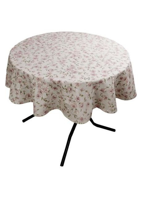 Кругла скатертина Тереза Квітка Різнокольоровий 136 см (8479) Прованс (361785053)