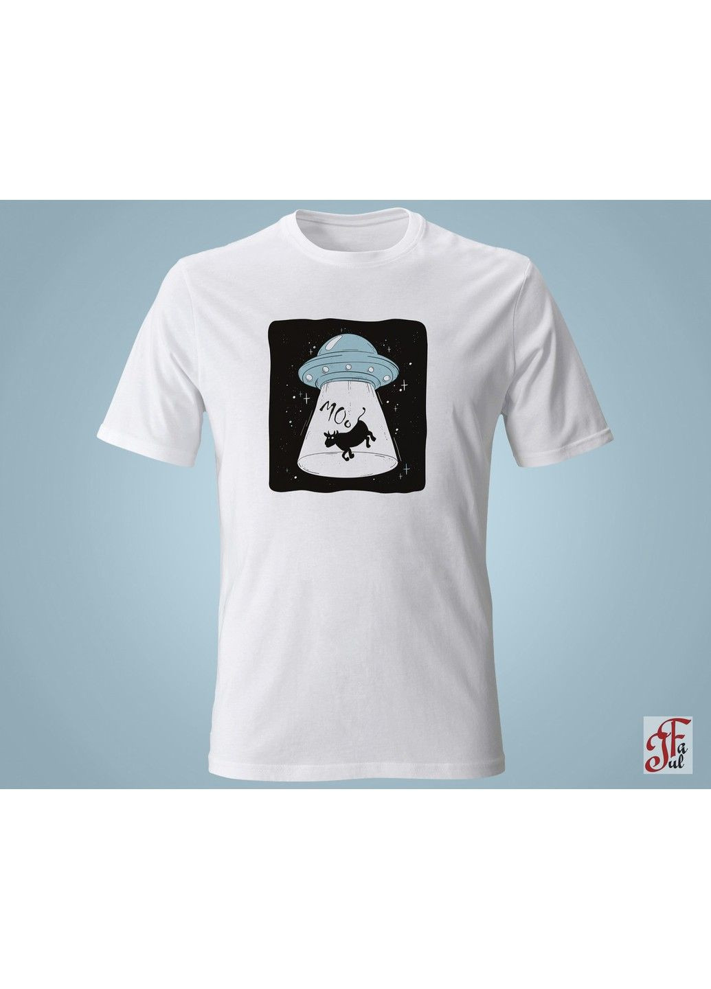 Футболка жіноча з принтом НЛО краде корову. XXL ЗаСвіт - (280940752)