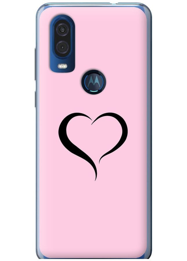 Силиконовый чехол 'Сердце 1' для Endorphone Motorola One Vision (341537842)