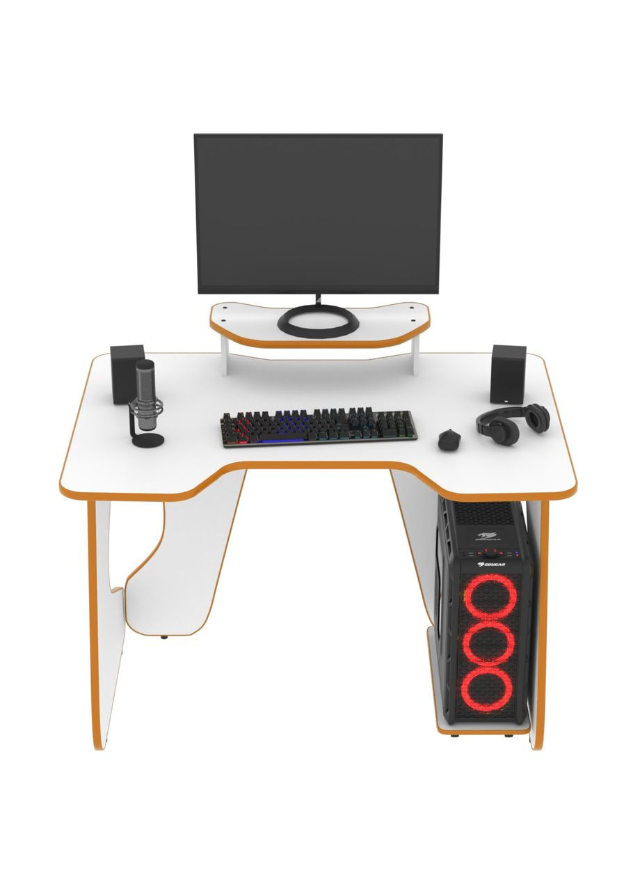 Комьпютерний стіл Геймерський стіл із міні надбудовою для екрану Liga (130 см) ЛДСП No Brand (353497843)