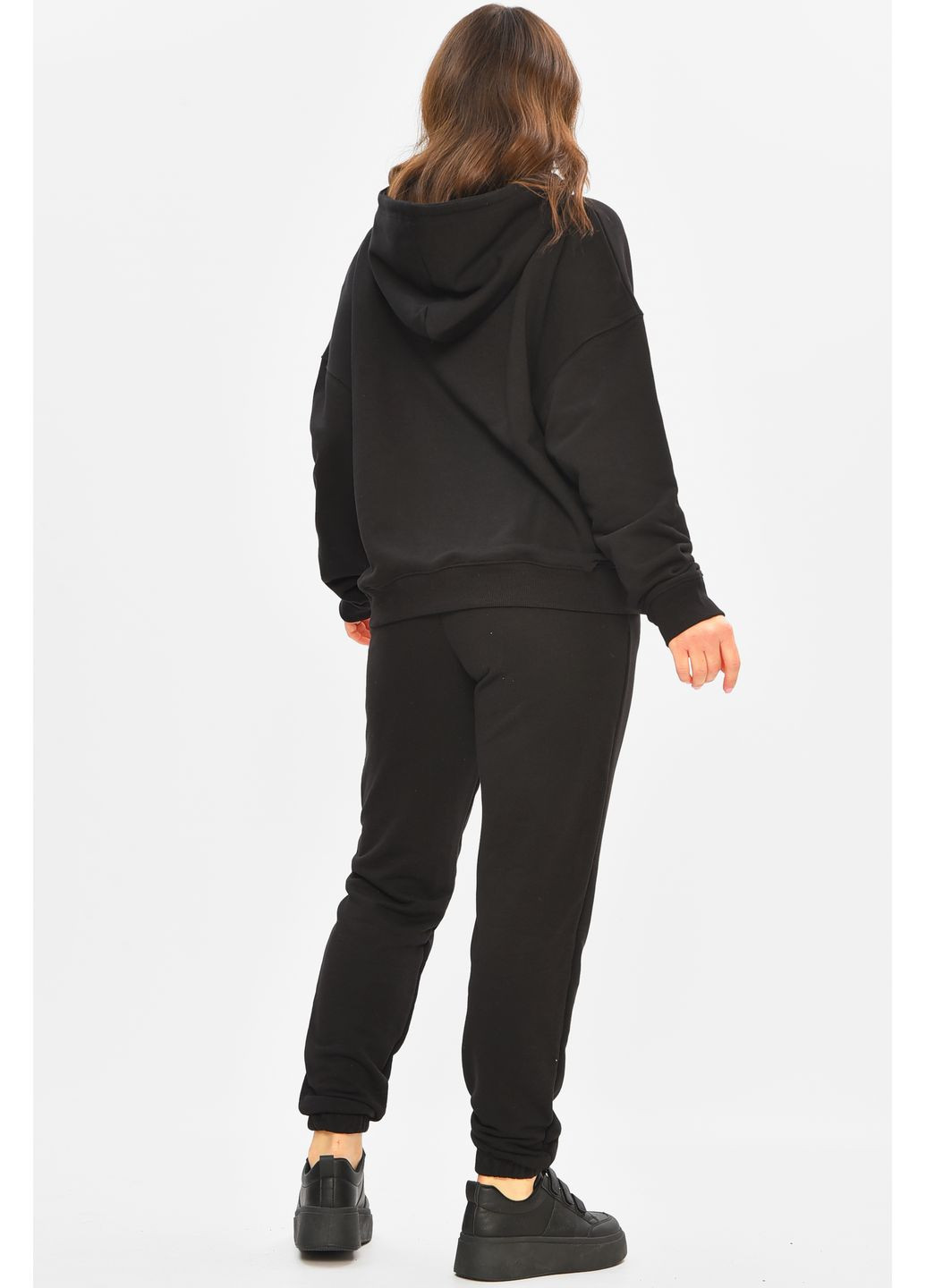 Спортивный костюм женский черного цвета Let's Shop (362626963)