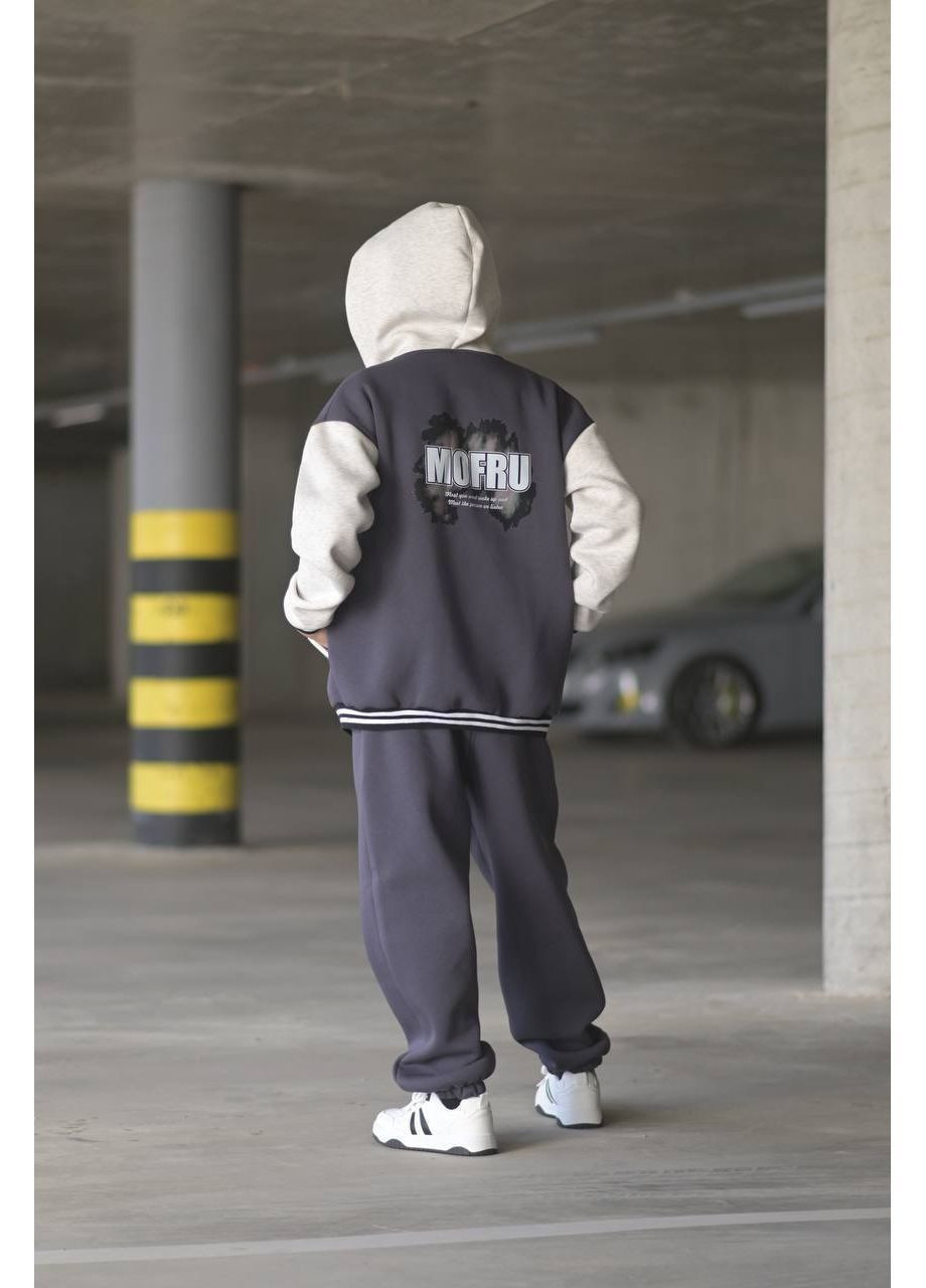 Теплый спортивный костюм оверсайз с бомбером Nositi (365701120)