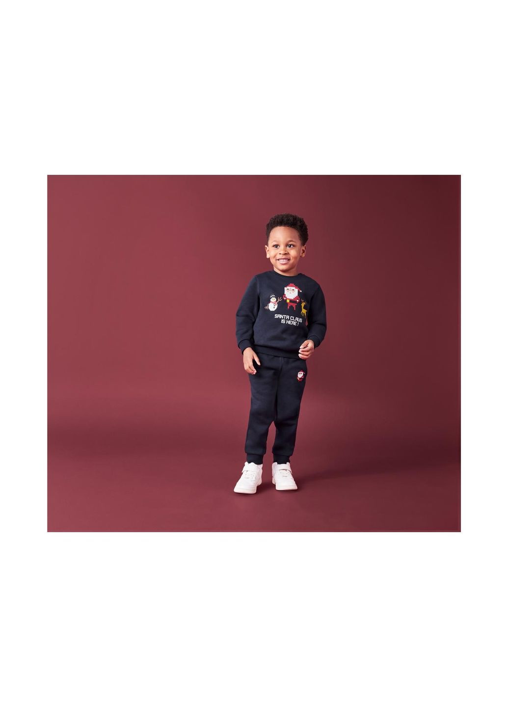 Lupilu свитшот с начесом для мальчика lidl 457225 темно-синий темно-синий повседневный трикотаж, полиэстер, хлопок