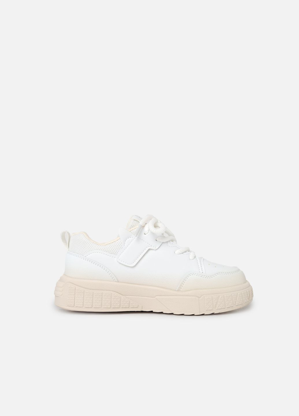 Белые демисезонные кроссовки для девочки цвет белый цб-00239385 No Brand