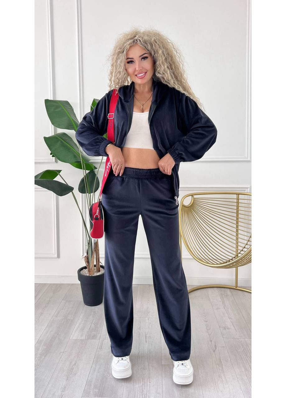 💎 Костюм-двійка з велюру — елегантний комфорт кожного дня 💎Ознайомтесь з розмірною сіткою Vione (367077794)