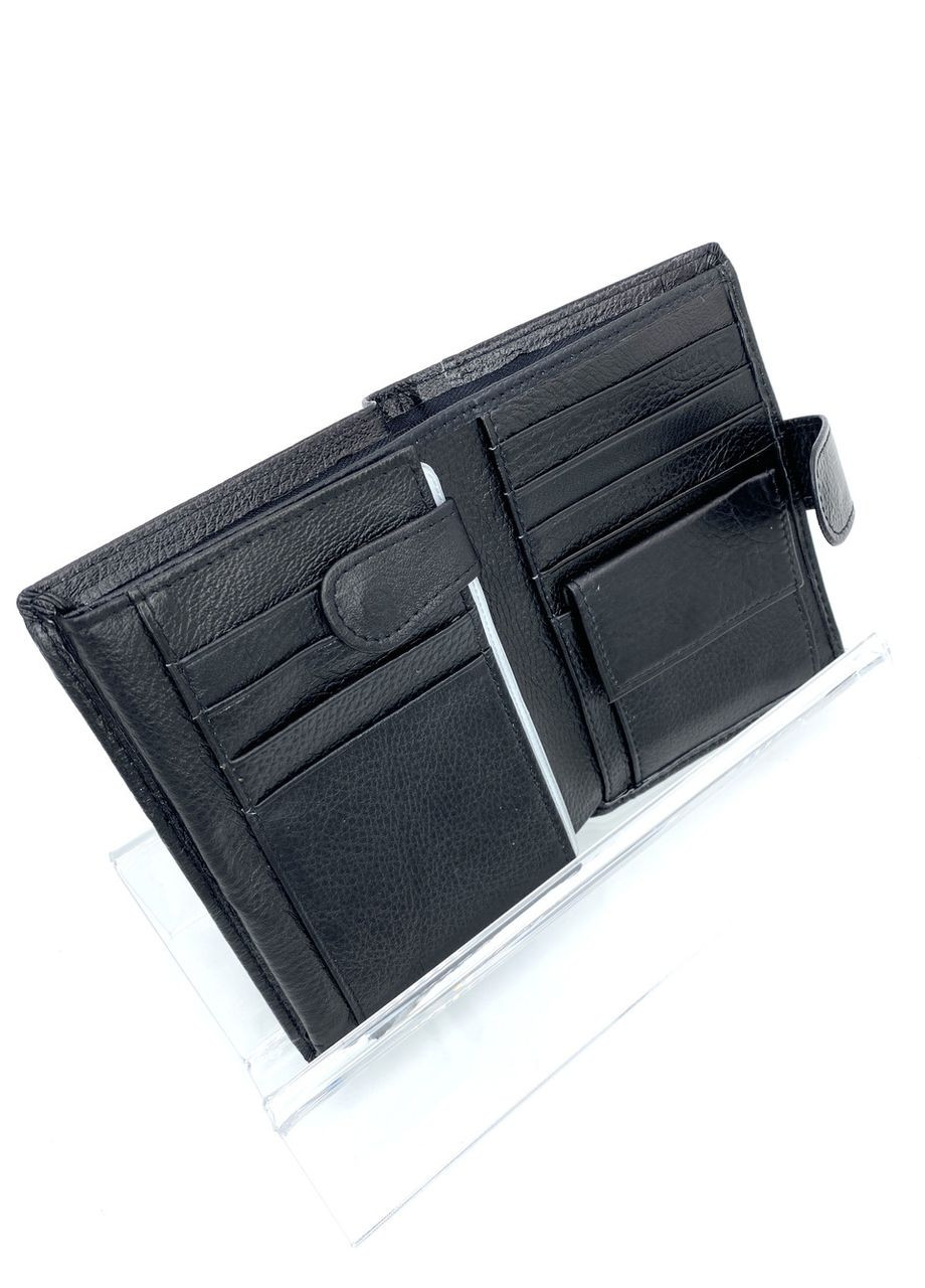 Мужской портмоне из натуральной кожи Anil 302 черный 14 х 11 х 2.5 No Brand (371682341)