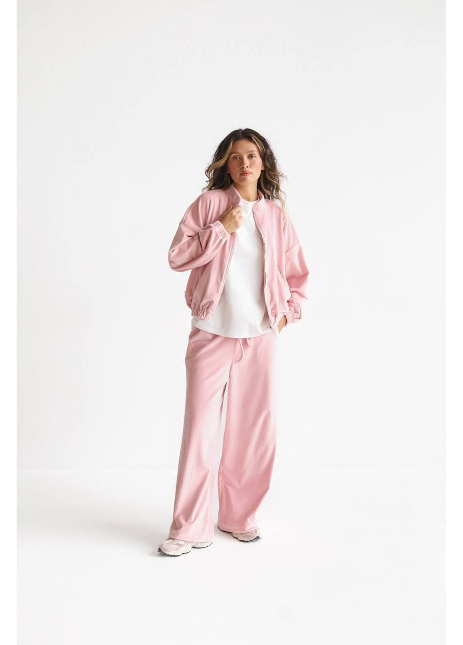 Спортивний велюровий костюм Модель 364 • регульовані штани • металеві блискавки • ЗАМІРИ В ОПИСІ DK/DL Мода без кордонів (370549313)