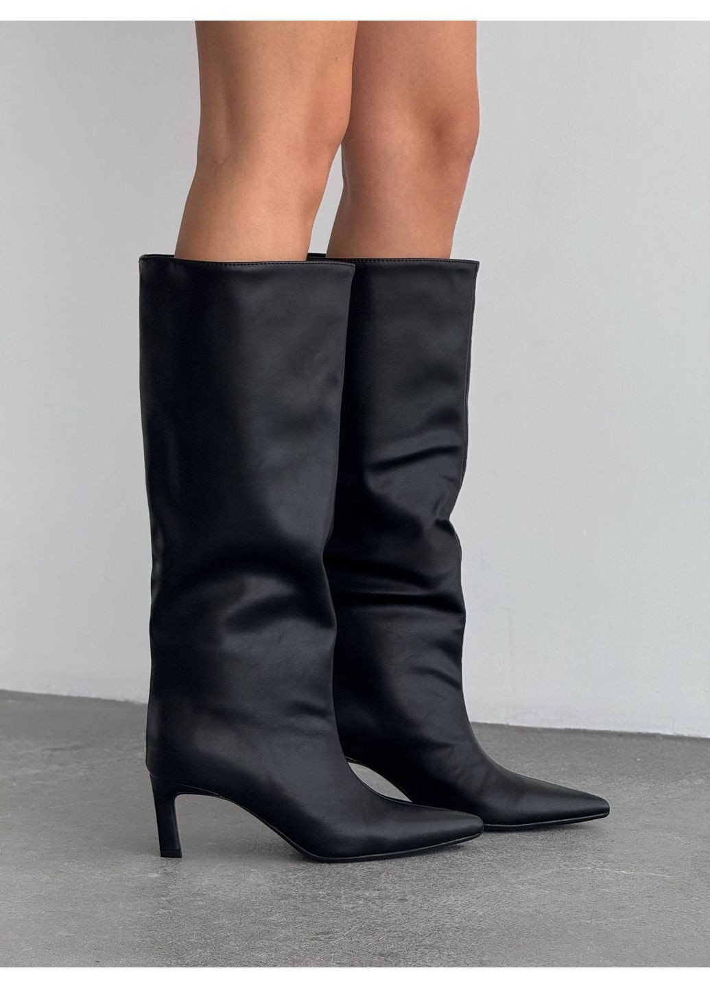 Осенние демисезонные сапоги No Brand