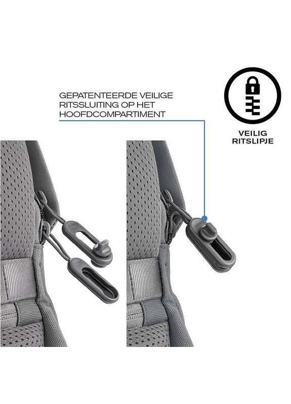 Городской рюкзак Анти-вор Bobby Soft Grey (P705.792) XD Design (322207835)