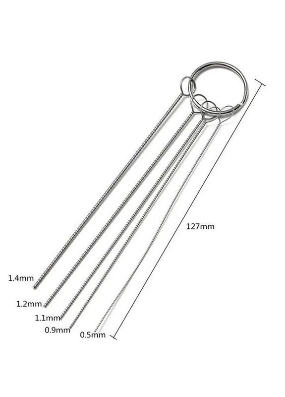 Набор из 11 предметов для чистки аэрографа, краскопульта, форсунки омывателя. Комплект щёток и игл No Brand (352720274)