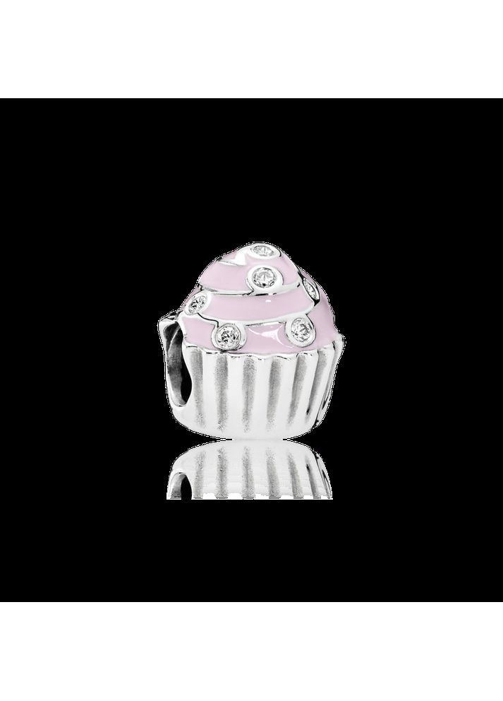 Серебряный шарм Пандора "Сладкий кекс" 791891EN68 Kabluchka (355348627)