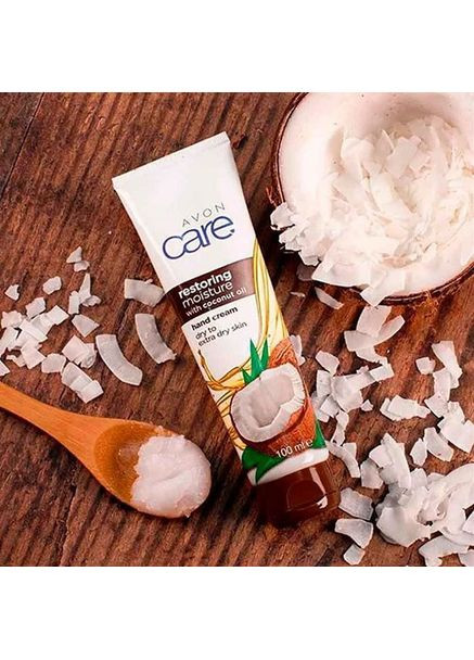 Відновлювальний крем для рук з олією кокоса, 75 мл Avon (368682113)