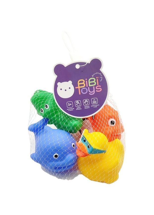 Набір іграшок для купання Водяні мешканці 4 шт. () BIBI Toys 760929BT (370499220)