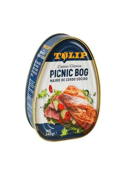 Ветчина Picnic Bog Classic ж/б 340 г. Tulip (324219522)