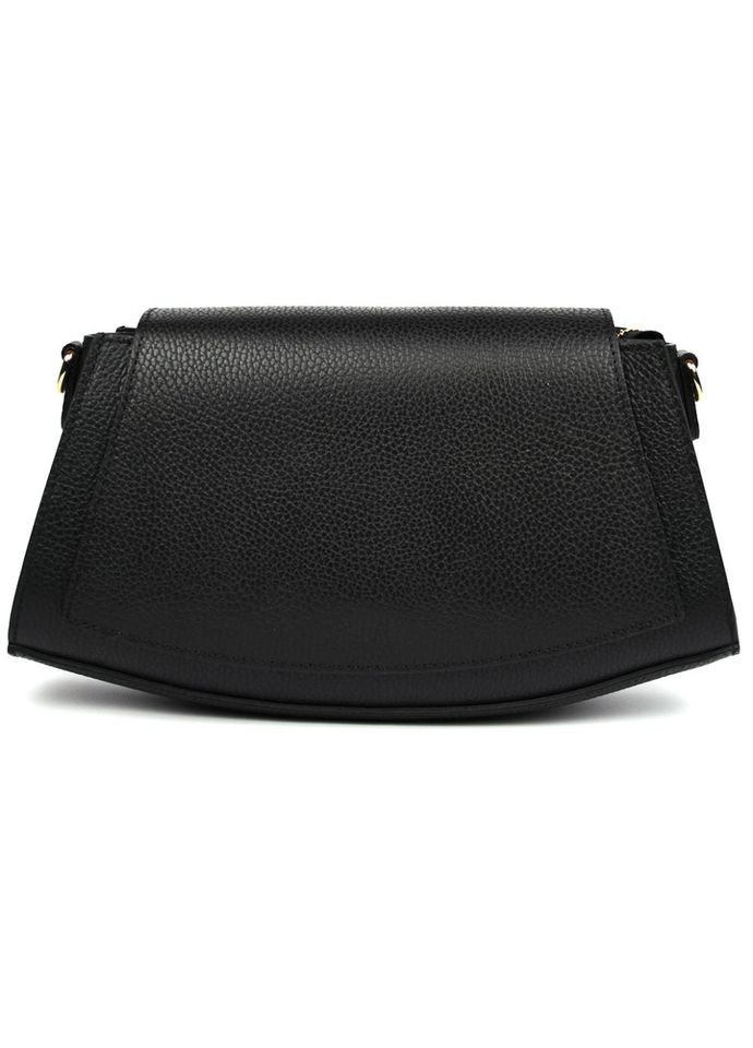 Жіноча шкіряна сумка на плече (Італія) fz209805 чорна Firenze (329151960)