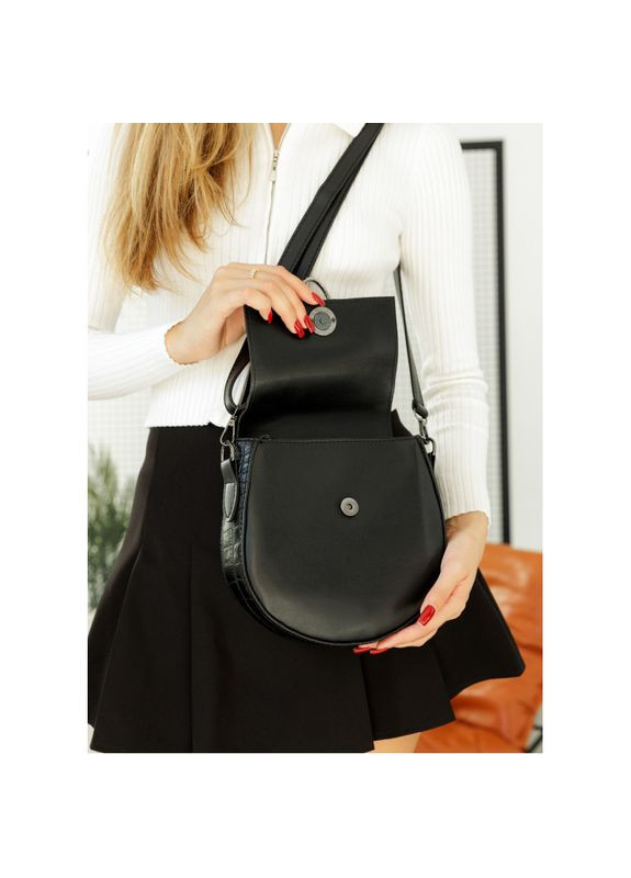 Женская сумка Leoma Circle черная Sambag (322870470)
