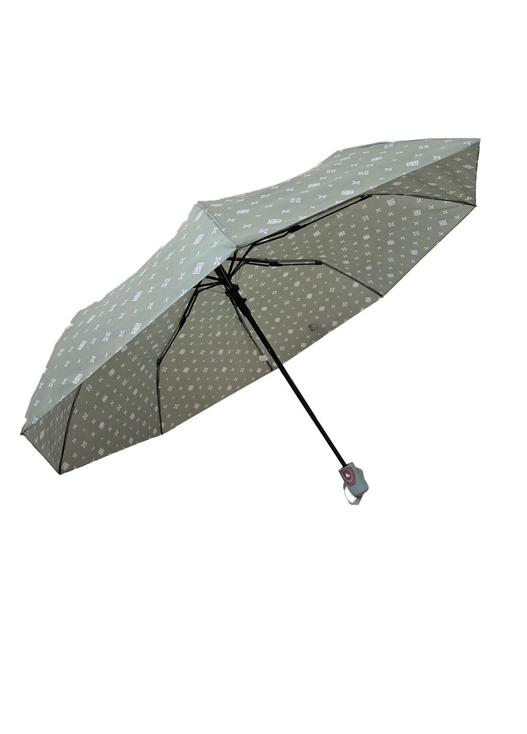 Серый зонтик женский полуавтомат RST средний система антиветер (350874983)