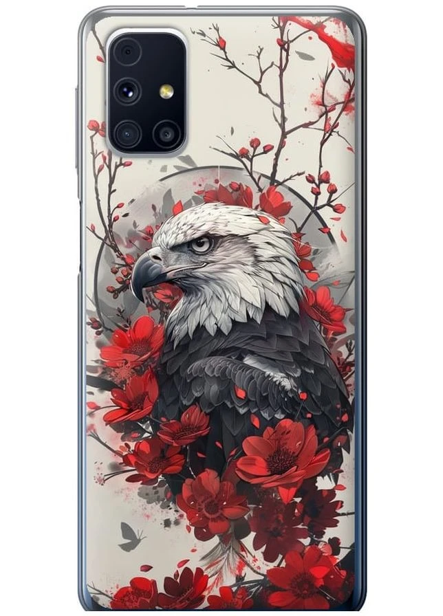 2D пластиковий чохол 'Рубіновий орел' для Endorphone Samsung Galaxy M31s M317F (291129508)