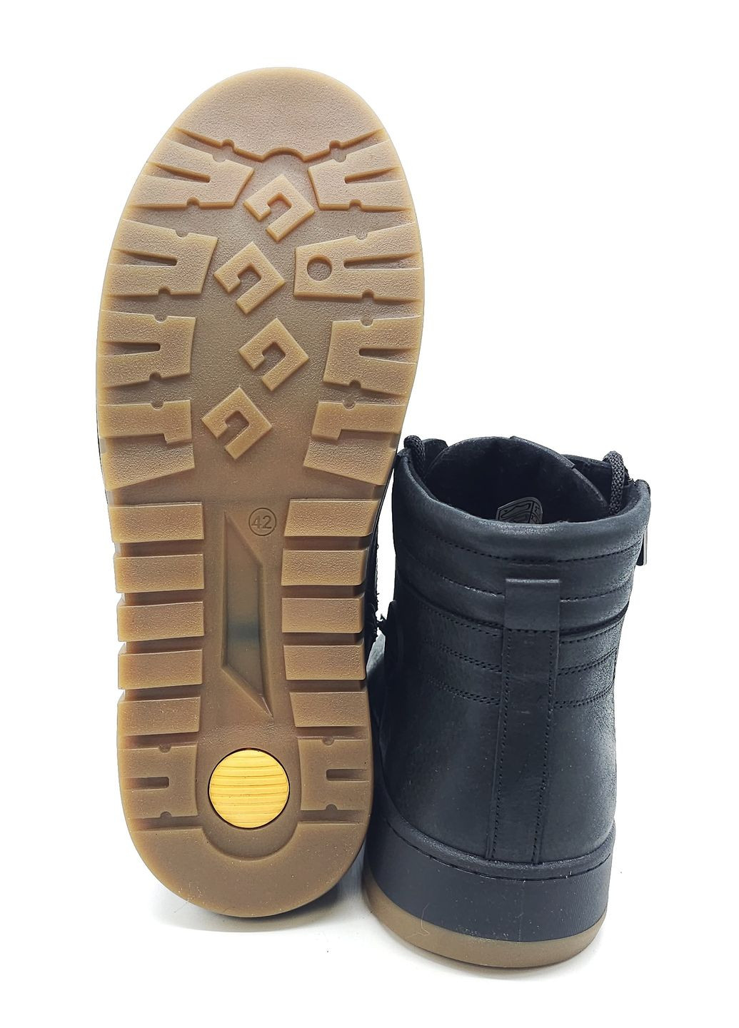 Чоловічі черевики зимові чорні шкіряні B-18-4 26 см (р) Botus (271828025)