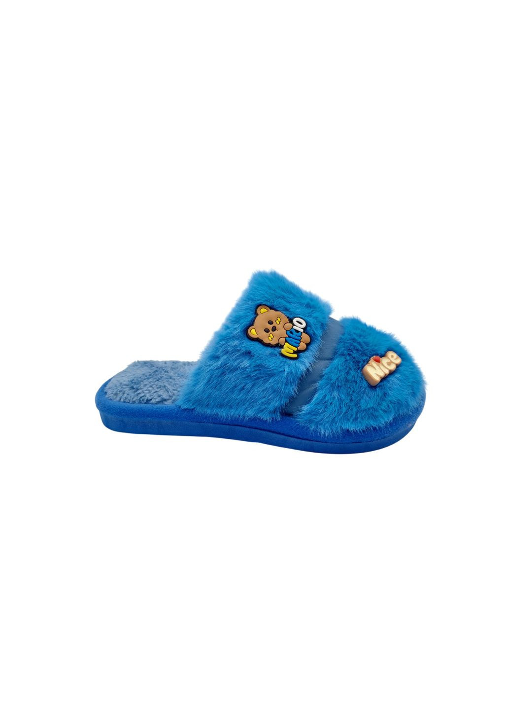 Синие тапочки No Brand