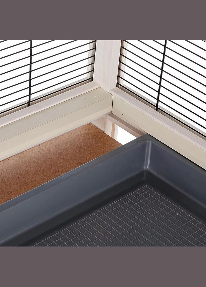 Дерев'яний вольєр для канарок, папуг і маленьких птахів Wilma Large (Ферпласт Вілма Лардж) Ferplast (297512321)