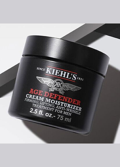 Чоловічий зволожуючий крем для обличчя Age Defender Cream Moisturizer 75 мл Kiehl's (280265796)