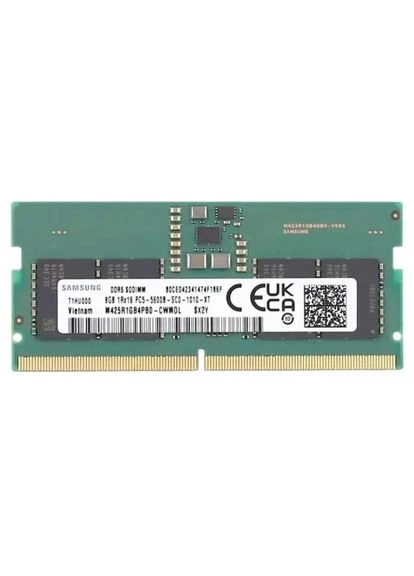 Пам'ять SO-DIMM, DDR5, 8Gb, 5600 MHz,, 1.1V, CL46 (M425R1GB4PB0-CWM) Samsung (378008522)